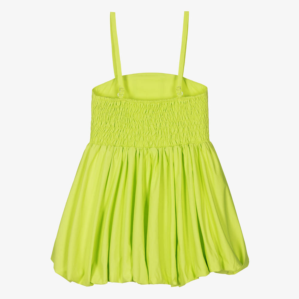 Lime green dress for girls discount