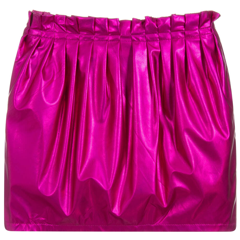 Fun & Fun - Girls Metallic Pink Skirt | Childrensalon