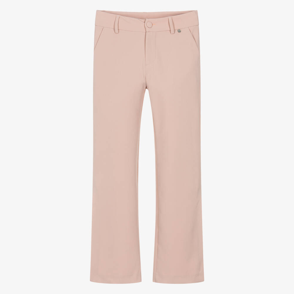 Fun & Fun-Girls Pastel Pink Trousers | Childrensalon Outlet