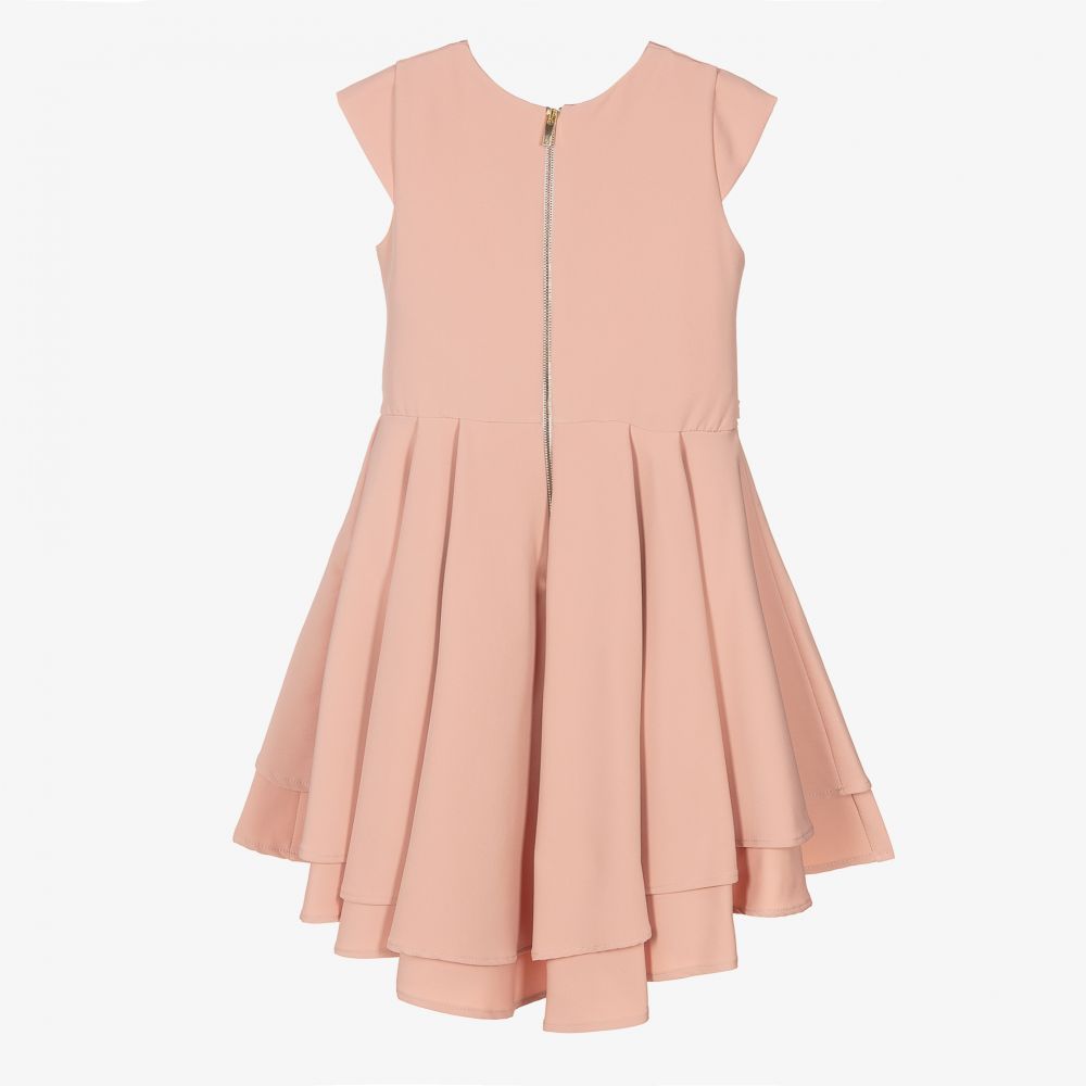 Fun & Fun-Girls Pink Belted Dress | Childrensalon Outlet