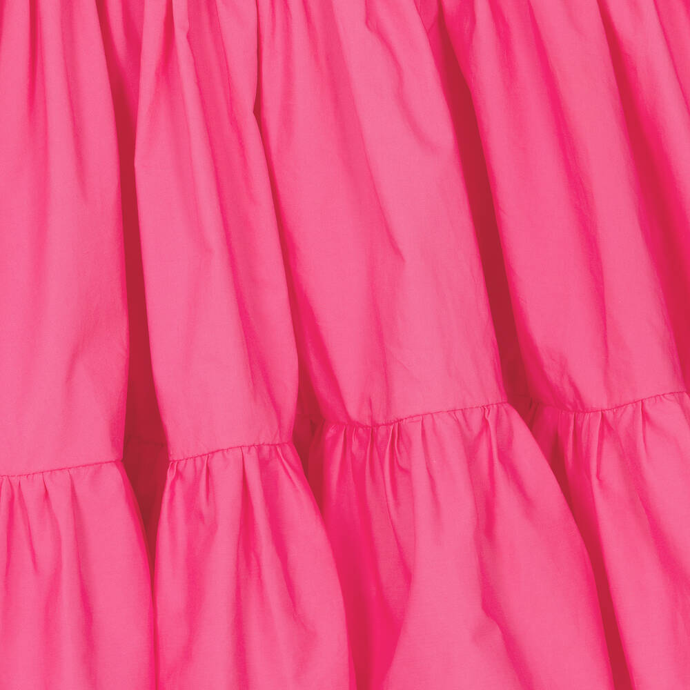 Fun & Fun-Girls Pink Cotton Dress | Childrensalon Outlet