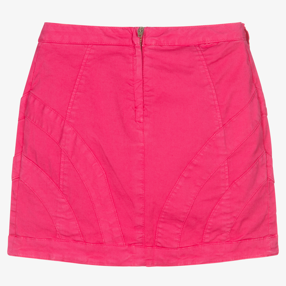 Fun & Fun-Girls Pink Cotton Skirt | Childrensalon Outlet