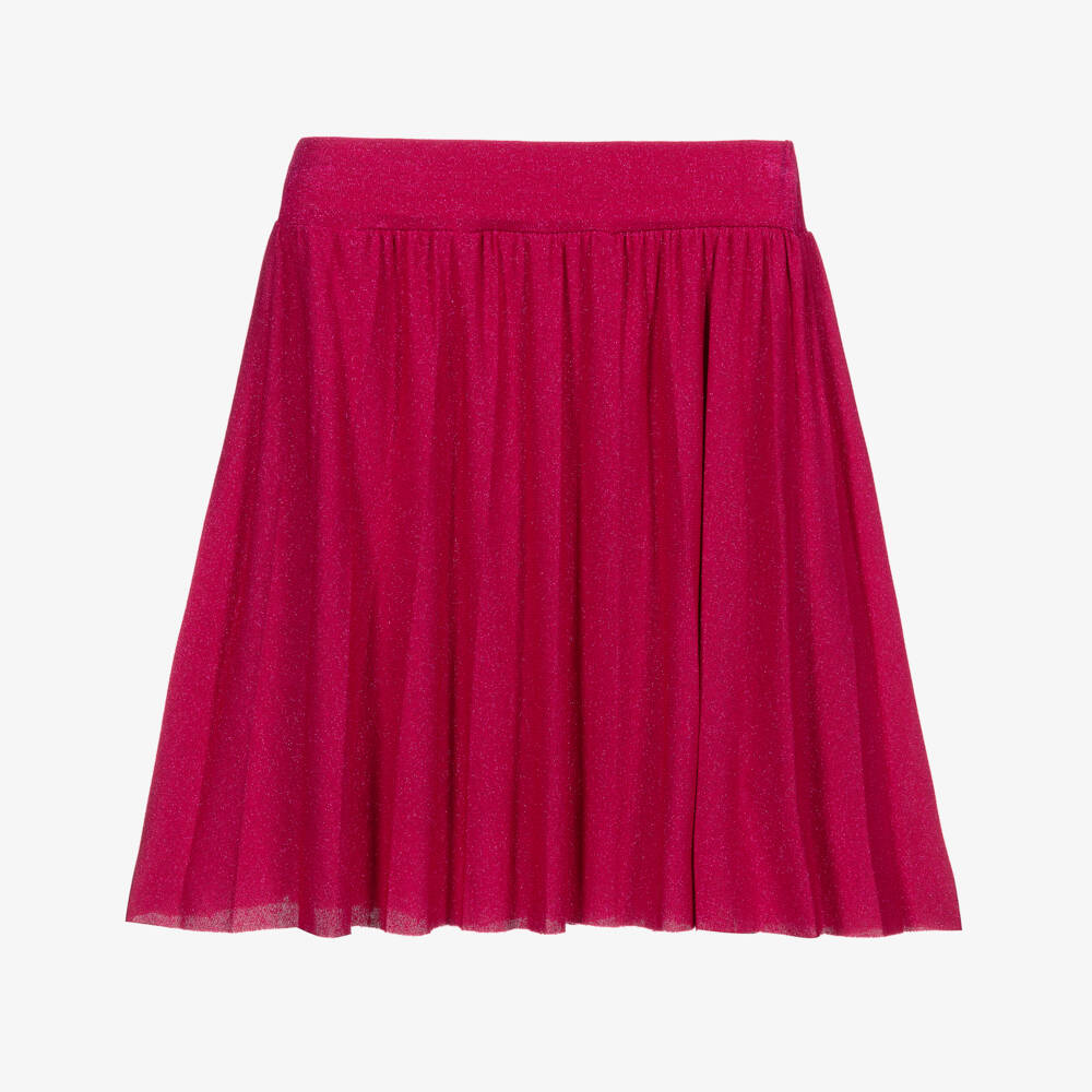 Fun & Fun-Girls Pink Lurex Skirt  | Childrensalon Outlet