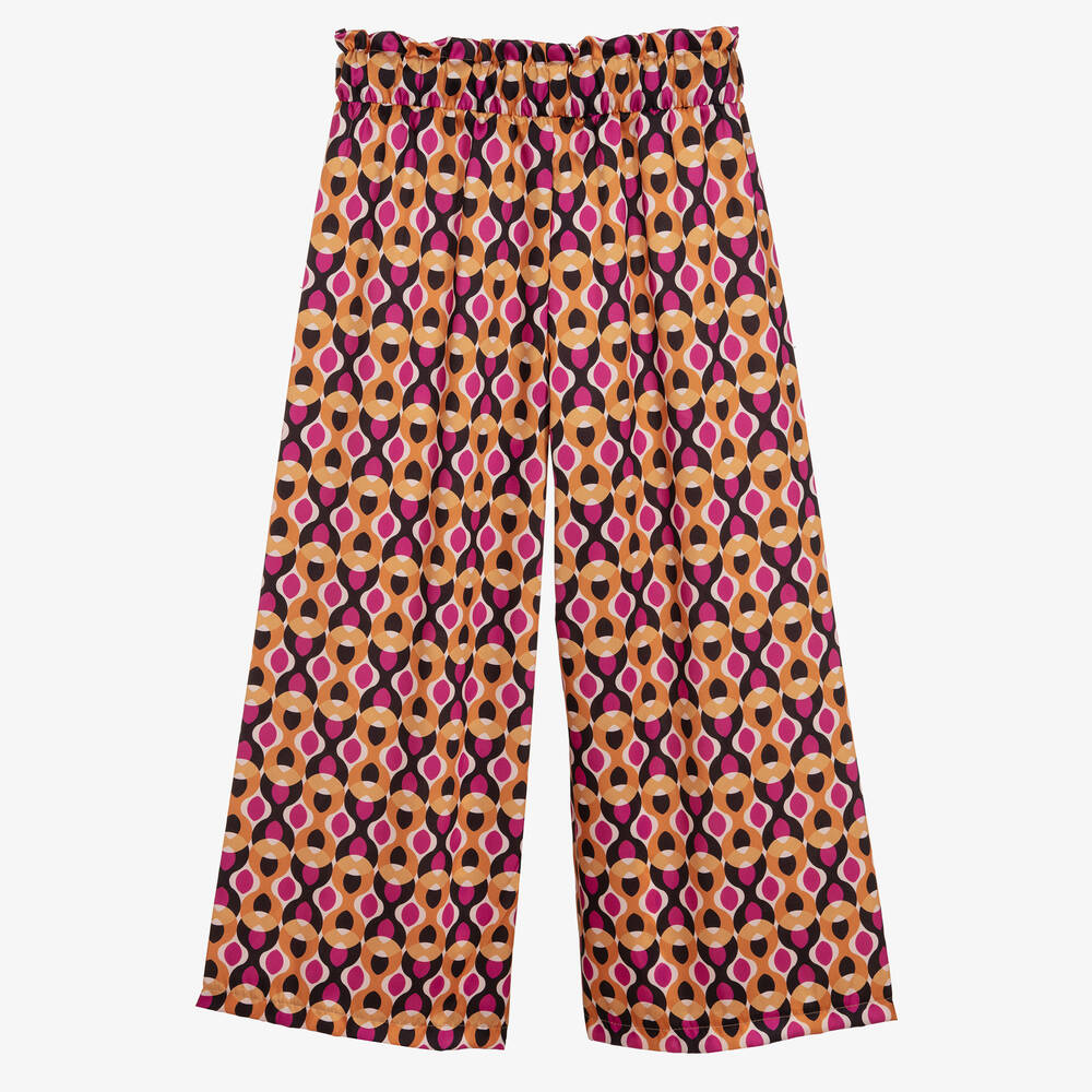 Fun & Fun-Розово-оранжевые брюки для девочек | Childrensalon Outlet