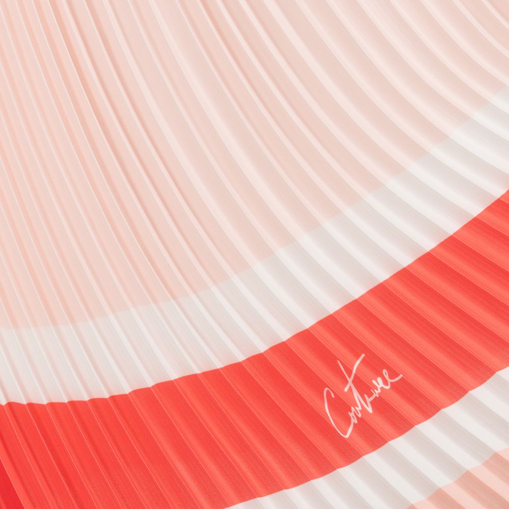 Fun & Fun Couture-Girls Pink Pleated Trousers | Childrensalon Outlet