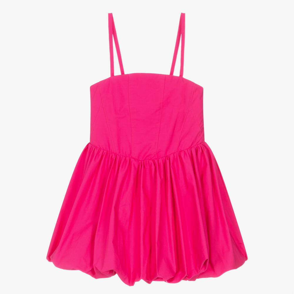 Fun & Fun - Girls Pink Puff Ball Dress | Childrensalon