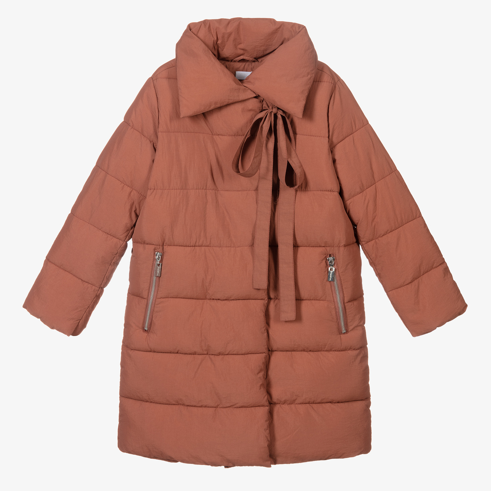 Fun & Fun Chic - Girls Pink Puffer Coat | Childrensalon