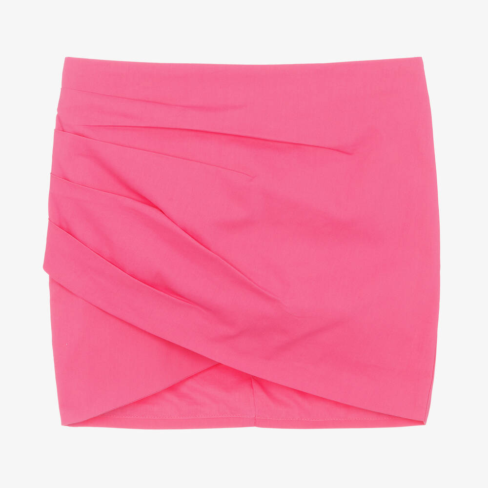 Fun & Fun - Girls Pink Ruched Skirt | Childrensalon