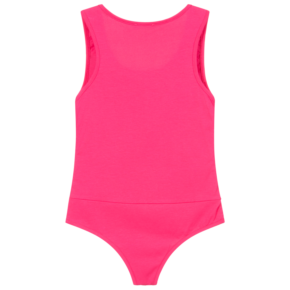 Fun & Fun-Girls Pink Sequin Bodysuit | Childrensalon Outlet