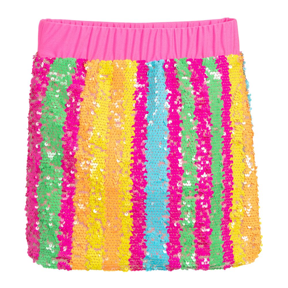 Fun & Fun - Girls Pink Sequinned Skirt | Childrensalon