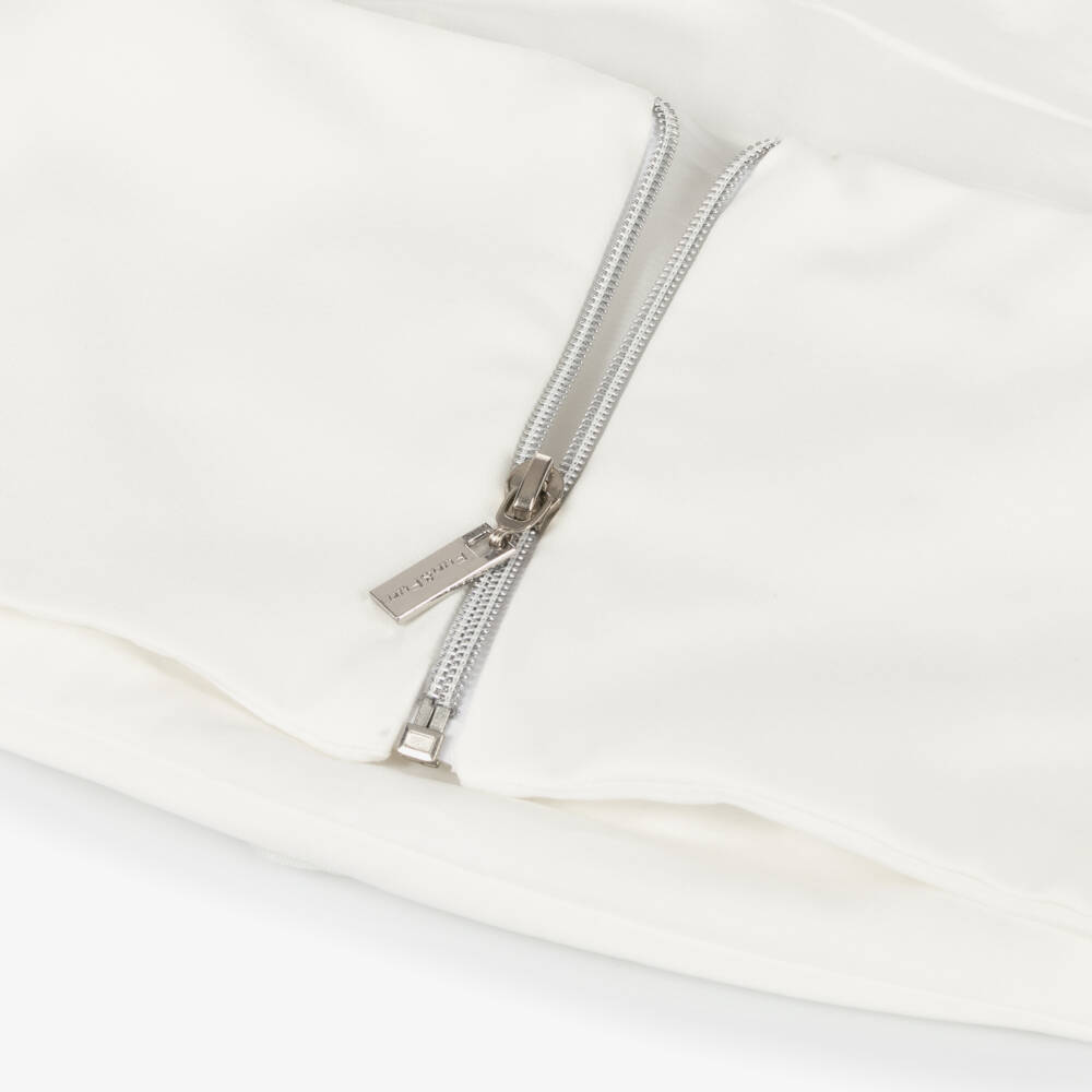 Fun & Fun-Girls Soft Ivory Beaded Halter Top | Childrensalon Outlet