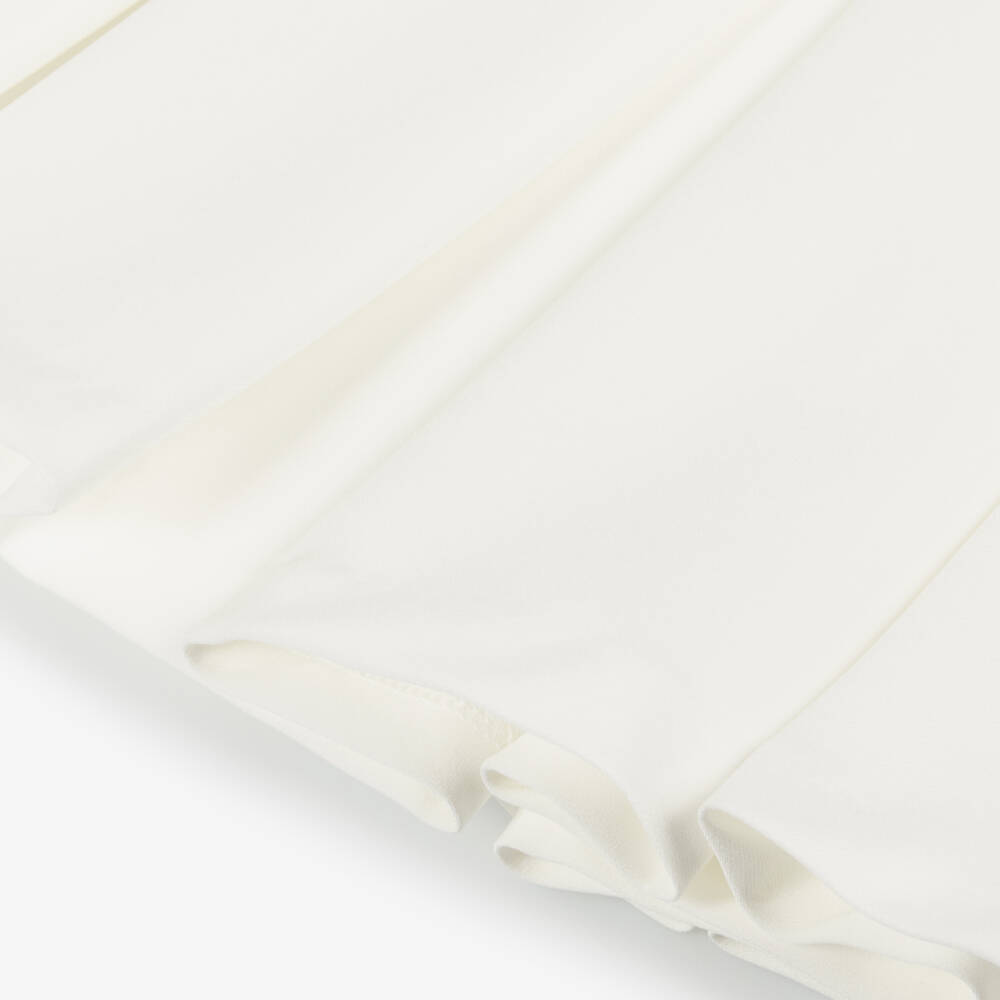 Fun & Fun-Girls Soft Ivory Box-Pleat Skirt | Childrensalon Outlet