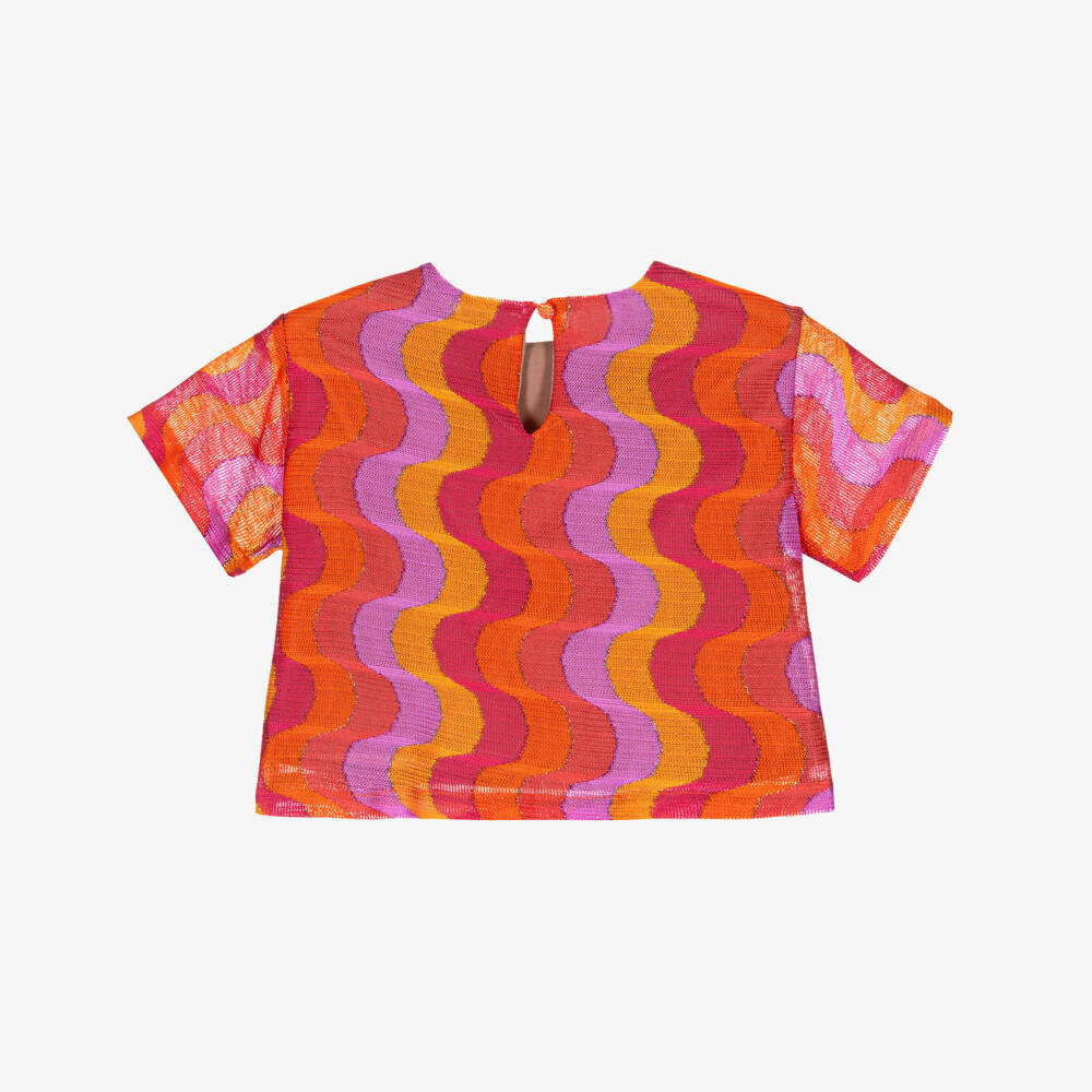 Fun & Fun-Girls Twirl Knit Cropped Top | Childrensalon Outlet