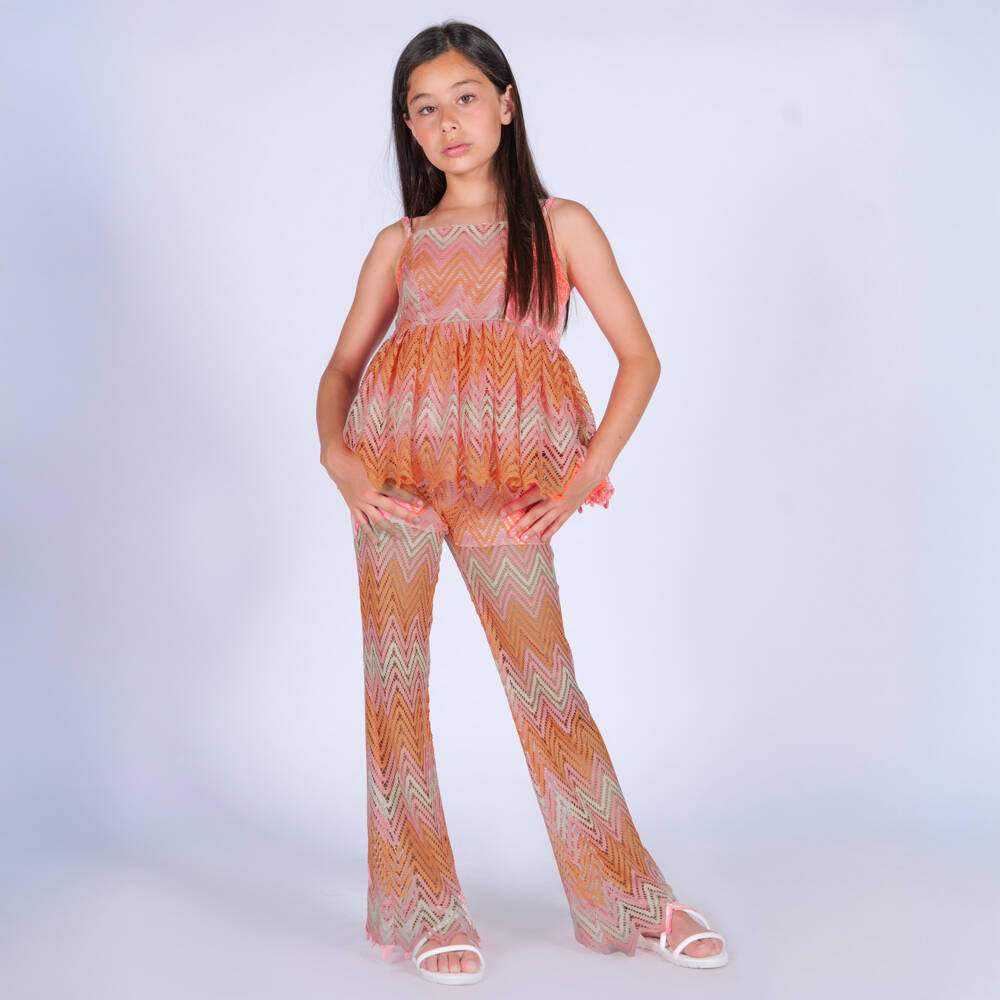 Fun & Fun-Girls' Vibrant Knit Beach Pants | Childrensalon Outlet