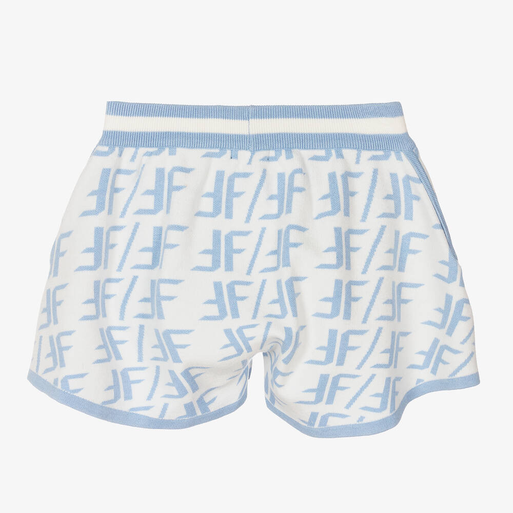 Fun & Fun-Бело-голубые шорты для девочек | Childrensalon Outlet