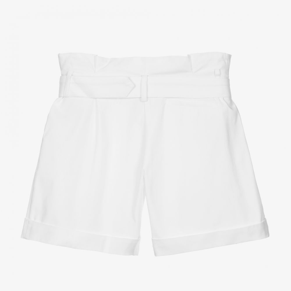Girls white clearance cotton shorts
