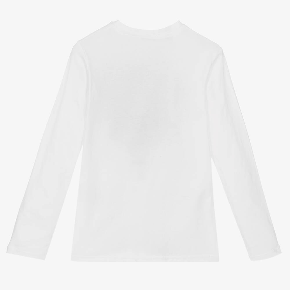 Fun & Fun-Girls White Cotton Top | Childrensalon Outlet