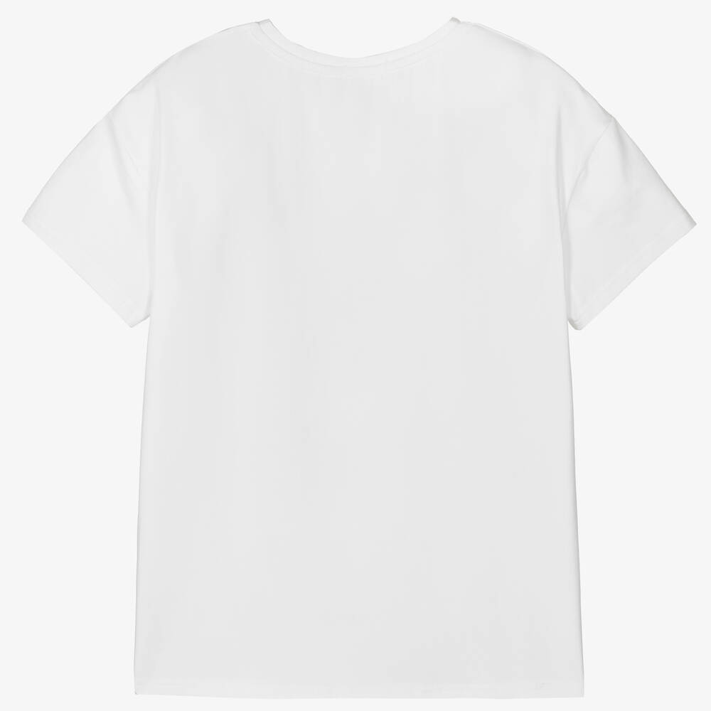 Fun & Fun-Белая футболка с желтым кроликом | Childrensalon Outlet