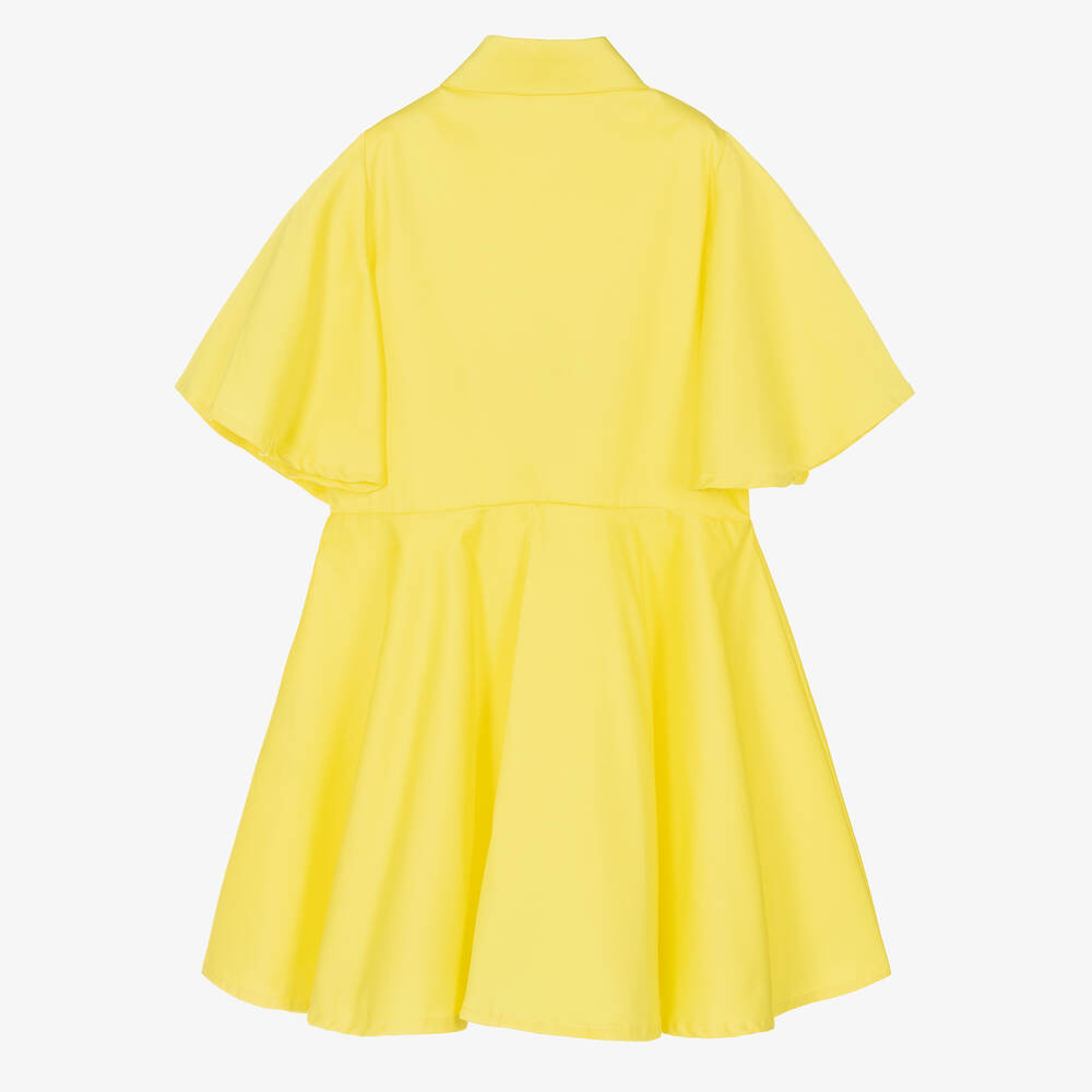 فن آند فن-فستان قطن لون أصفر | Childrensalon Outlet