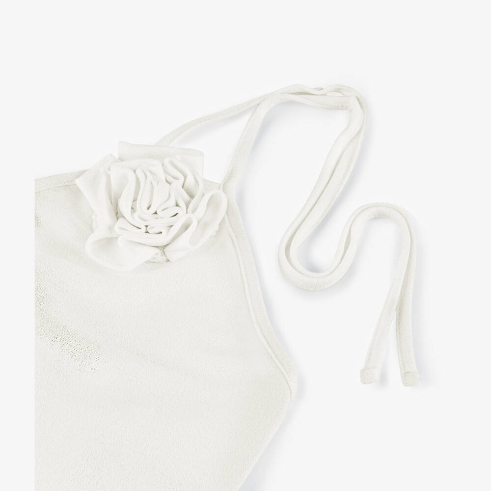 Fun & Fun Кутюр-Кремовый топ на завязках для девочек | Childrensalon Outlet