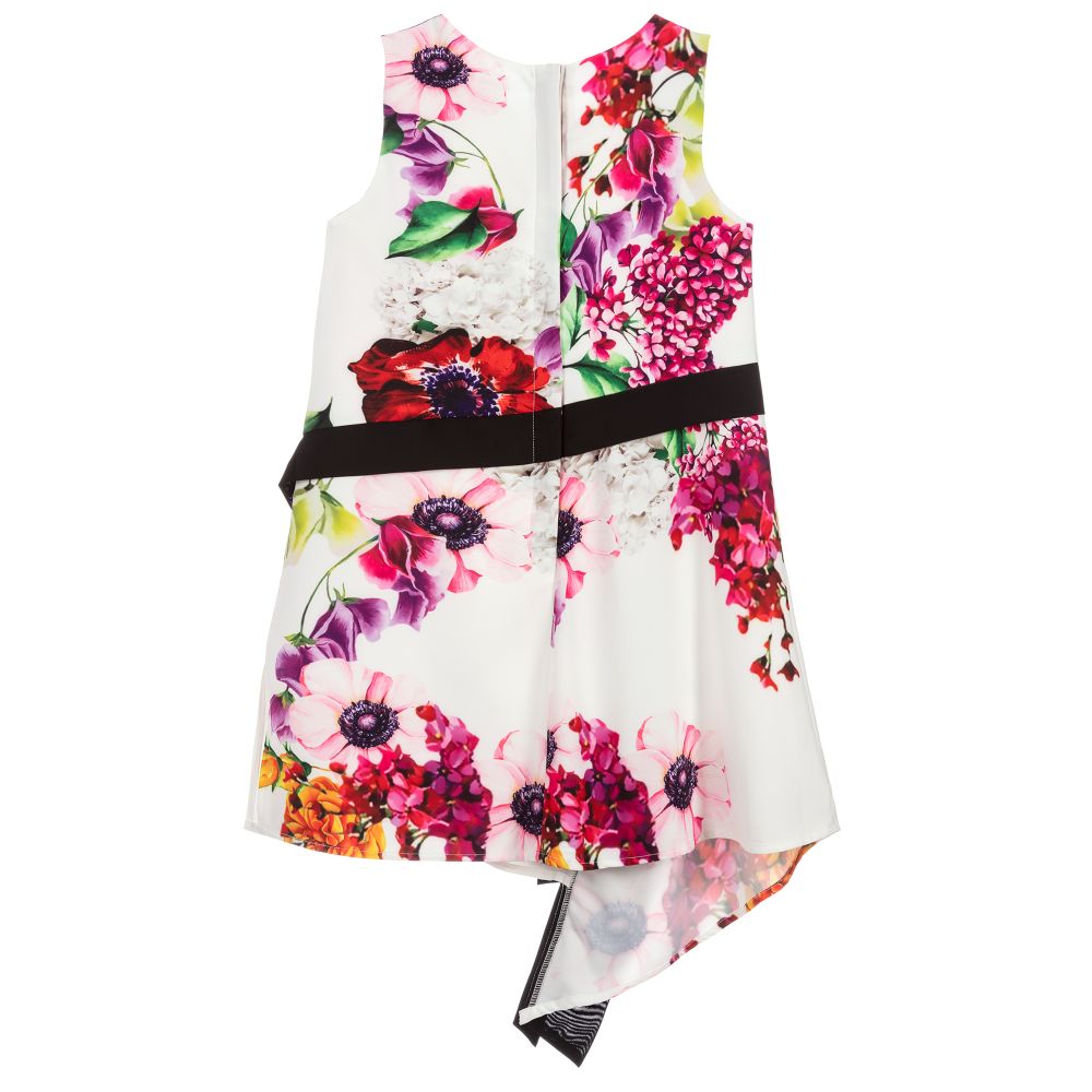 Fun & Fun-Ivory & Pink Floral Dress | Childrensalon Outlet