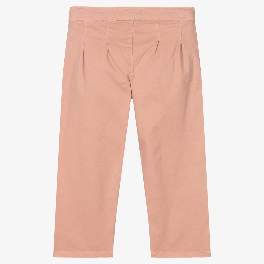 Fun & Fun Шик-Pink Cotton Twill Trousers | Childrensalon Outlet