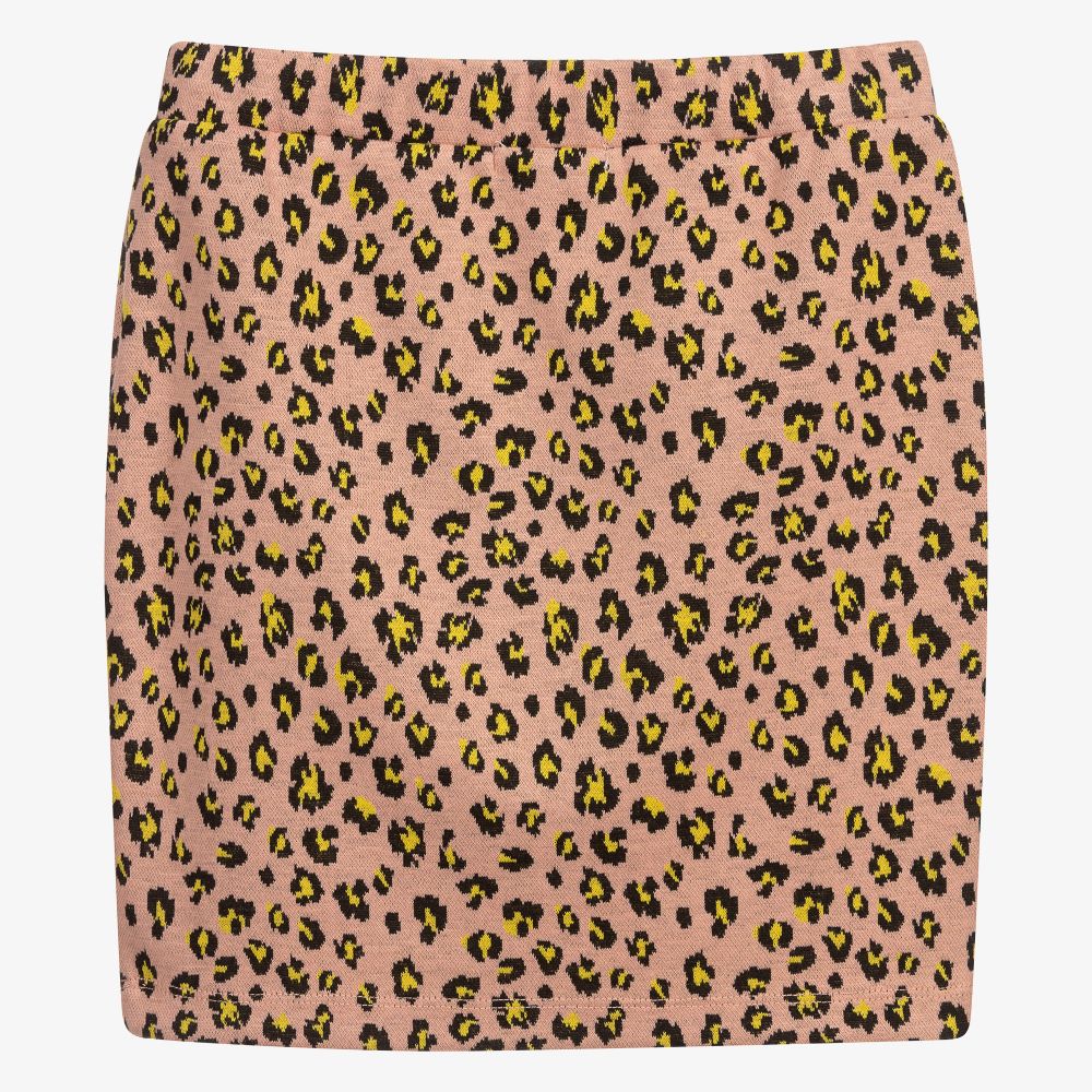 Fun Fun Chic Pink Leopard Print Skirt Childrensalon Outlet