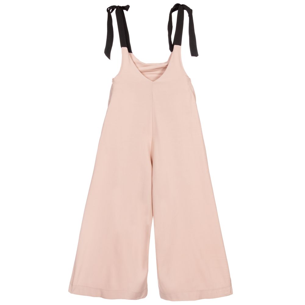 Fun & Fun Pink Silky Jumpsuit Childrensalon Outlet