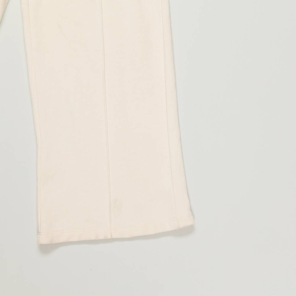 Fun & Fun-Preloved Girls Beige Cotton Wide-Leg Joggers (16 years) | Childrensalon Outlet