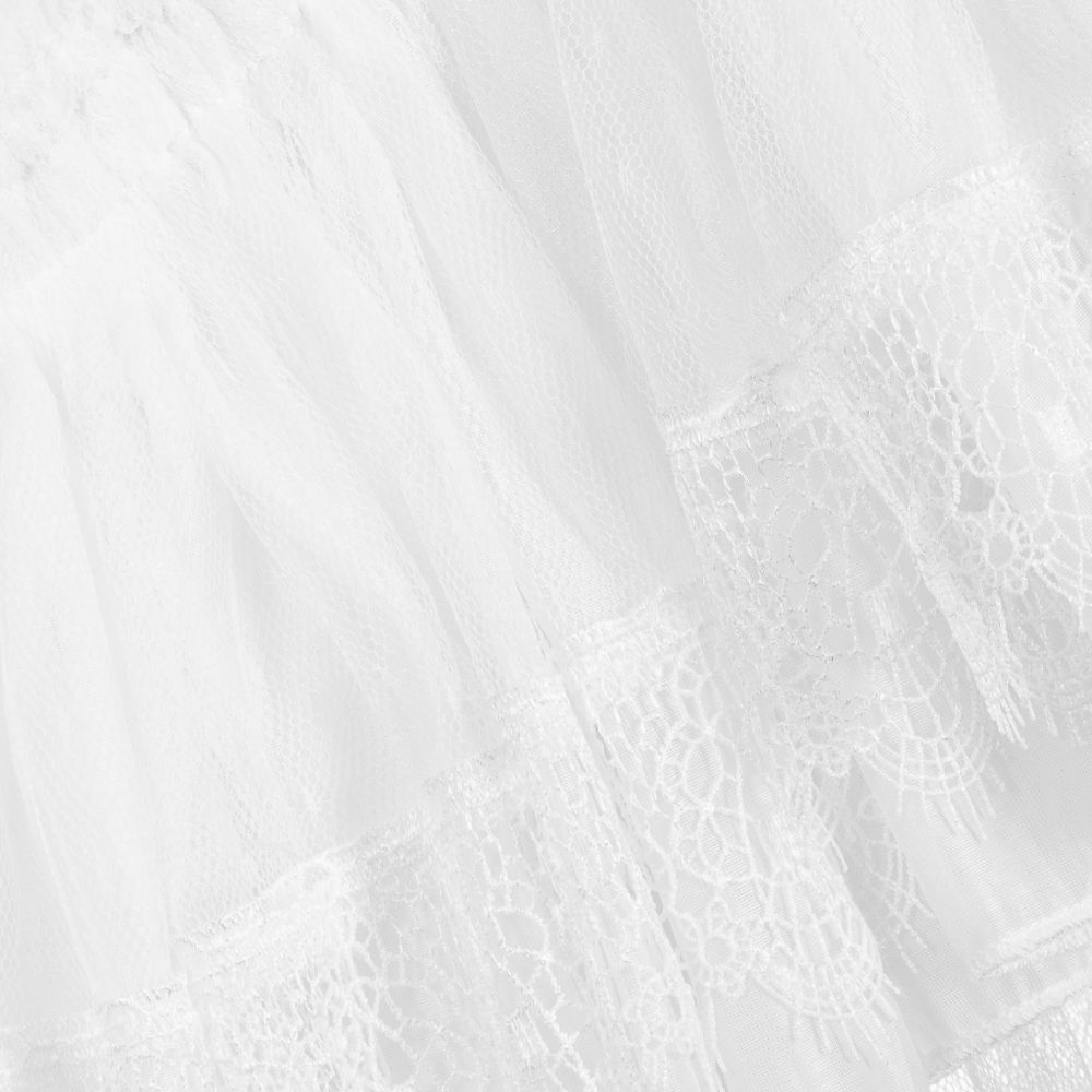 Fun & Fun-White Lace Crop Blouse | Childrensalon Outlet