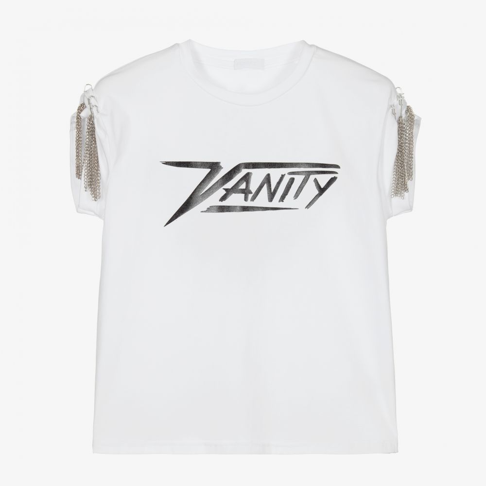 Fun & Fun-White Short Sleeve T-Shirt | Childrensalon Outlet