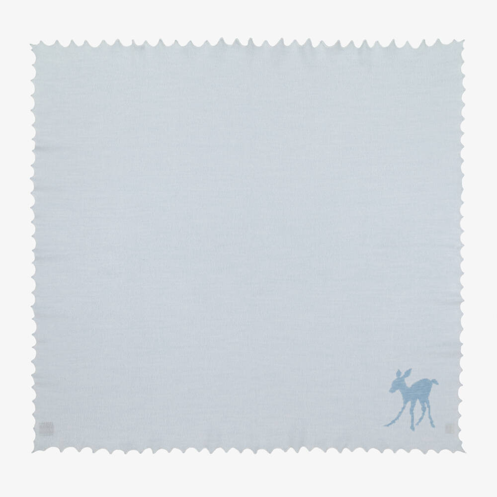 G.H.Hurt & Son-Blue Wool & Cotton Baby Set | Childrensalon Outlet