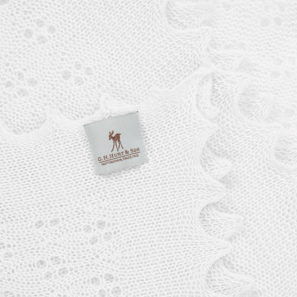 G.H.Hurt & Son-Ivory Shawl and Bib Set | Childrensalon Outlet