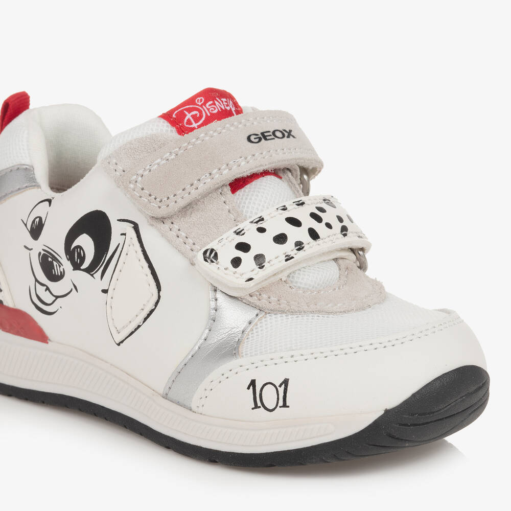 Geox-Baby Girls White 101 Dalmation Disney Trainers | Childrensalon Outlet