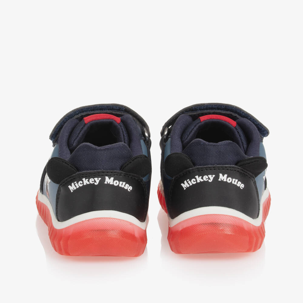 Geox-حذاء رياضي مضئ جلد صناعى لون أزرق للأولاد | Childrensalon Outlet