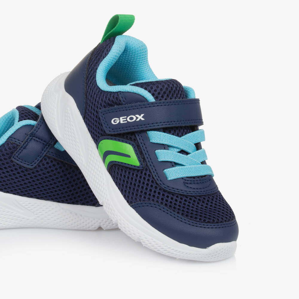 Geox-Комфортные синие кроссовки для мальчиков | Childrensalon Outlet