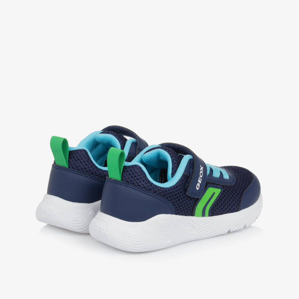 Geox-Комфортные синие кроссовки для мальчиков | Childrensalon Outlet