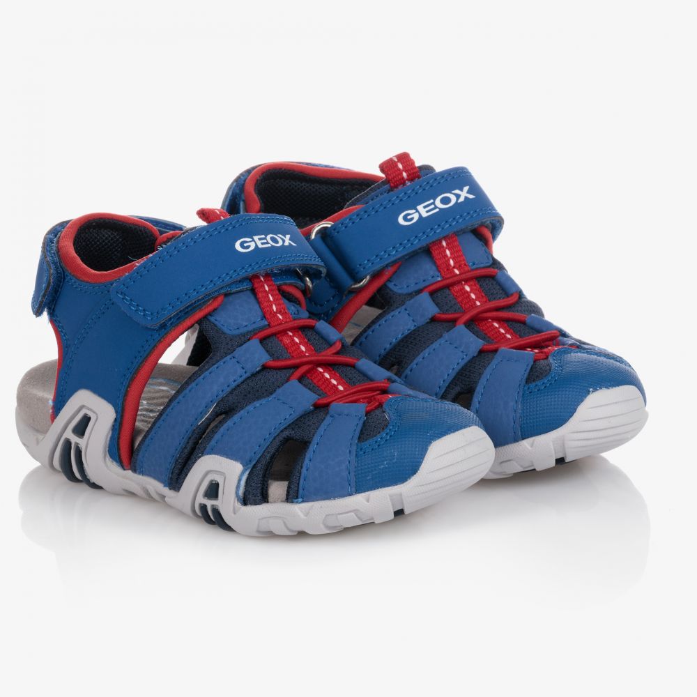 Geox - Sandales bleues Garçon | Childrensalon