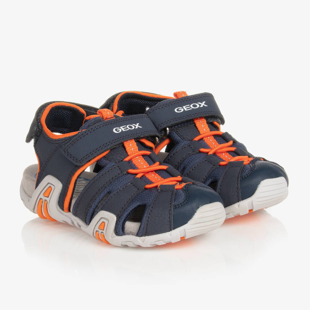 Geox - Boys Navy Blue Closed-Toe Sandals | Childrensalon