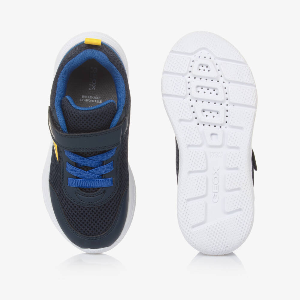 Geox-حذاء رياضي بشريط لاصق لون أزرق للأولاد | Childrensalon Outlet