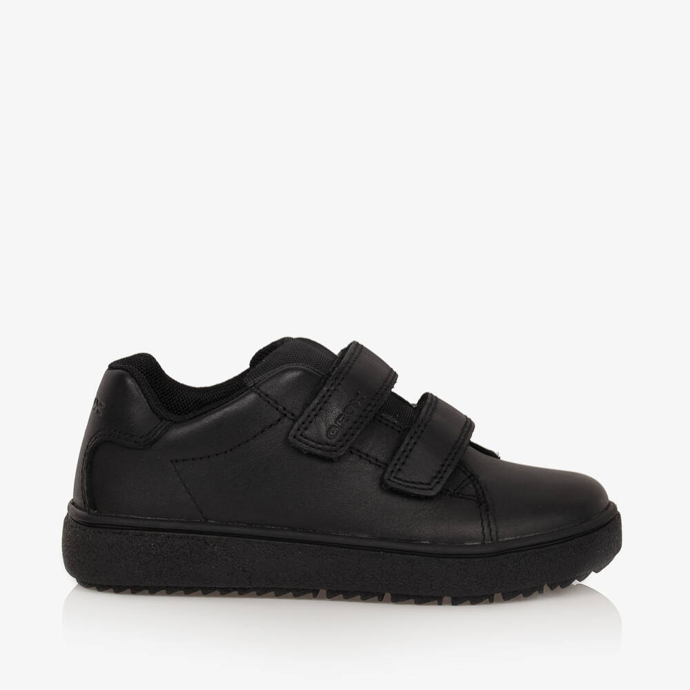 Geox-Boys Sleek Onyx Velcro Sneakers | Childrensalon Outlet