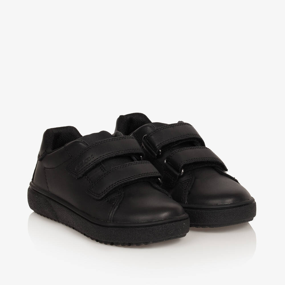 Geox-Boys Sleek Onyx Velcro Sneakers | Childrensalon Outlet