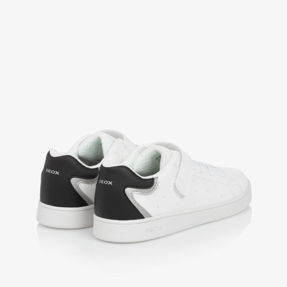 Geox-Boys White Velcro Sneakers | Childrensalon Outlet