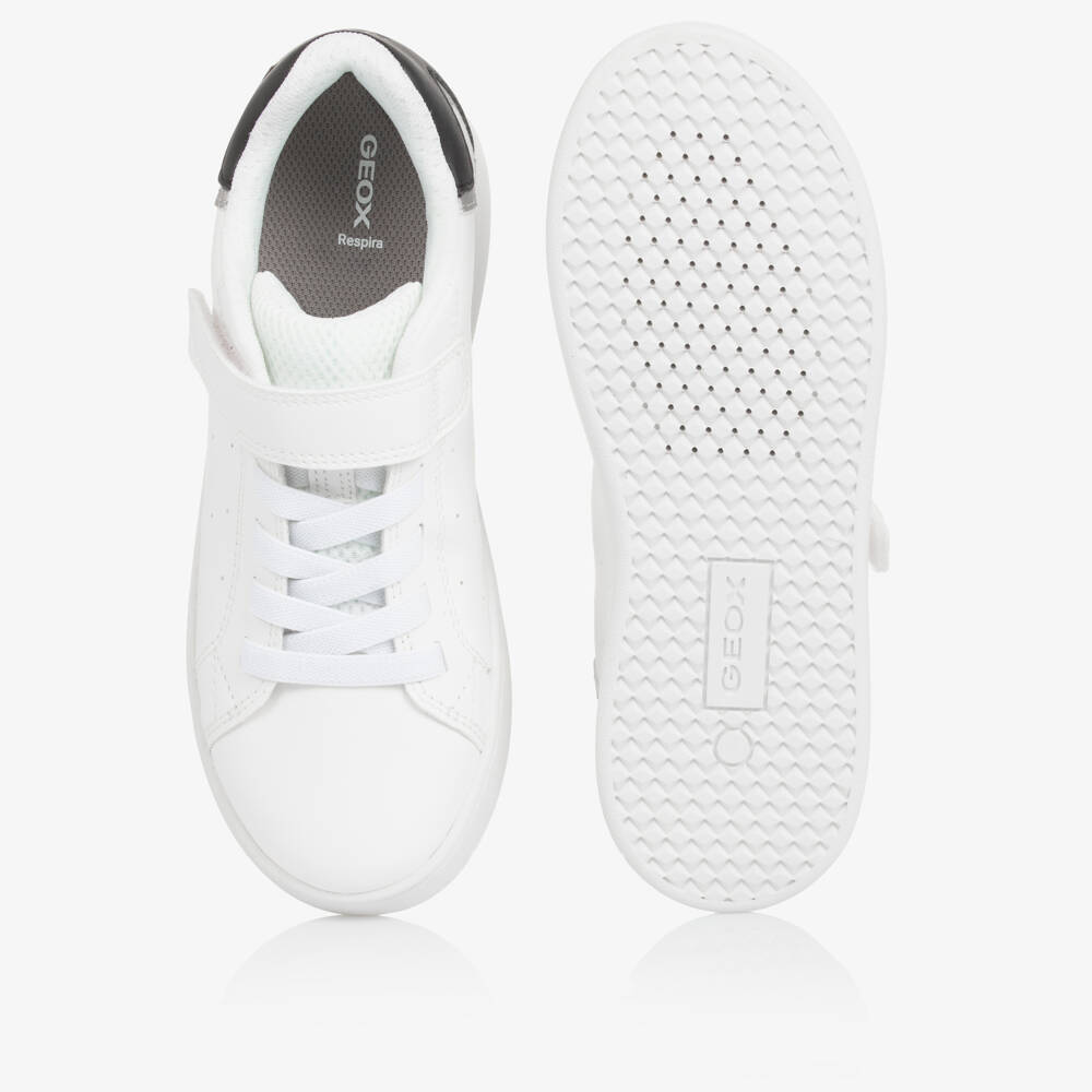 Geox-Boys White Velcro Sneakers | Childrensalon Outlet