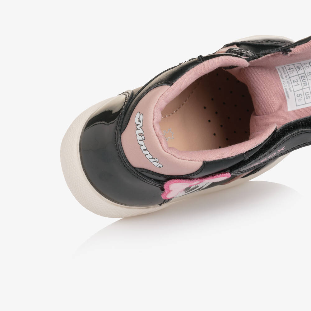 Geox-حذاء رياضي وردي وأسود للبنات من ميني | Childrensalon Outlet