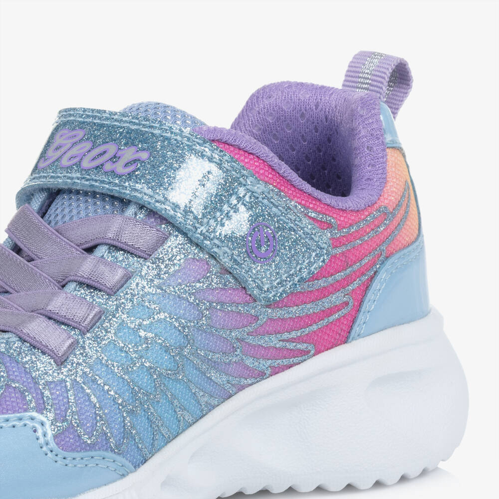 جيوكس-حذاء رياضي لون بنفسجي براق للبنات | Childrensalon Outlet