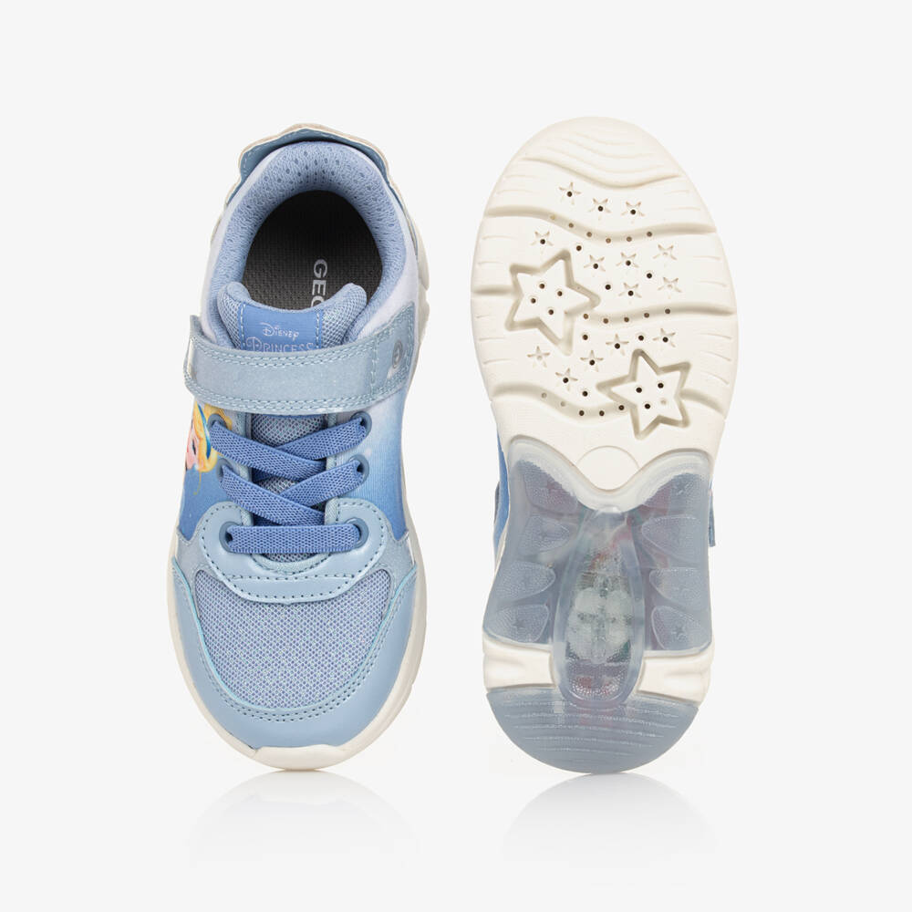 Geox-Girls Blue Princess Sparkle Sneakers | Childrensalon Outlet
