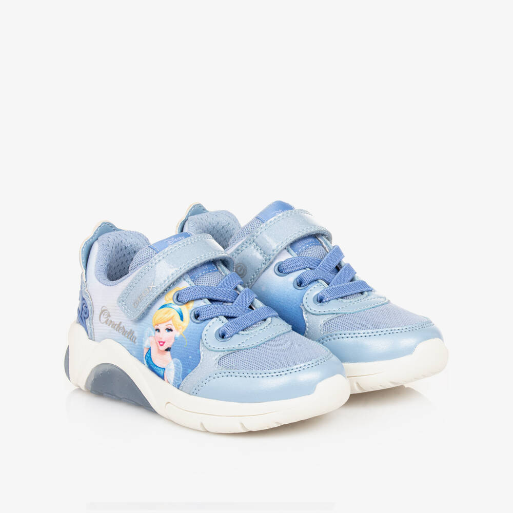 Geox-Girls Blue Princess Sparkle Sneakers | Childrensalon Outlet