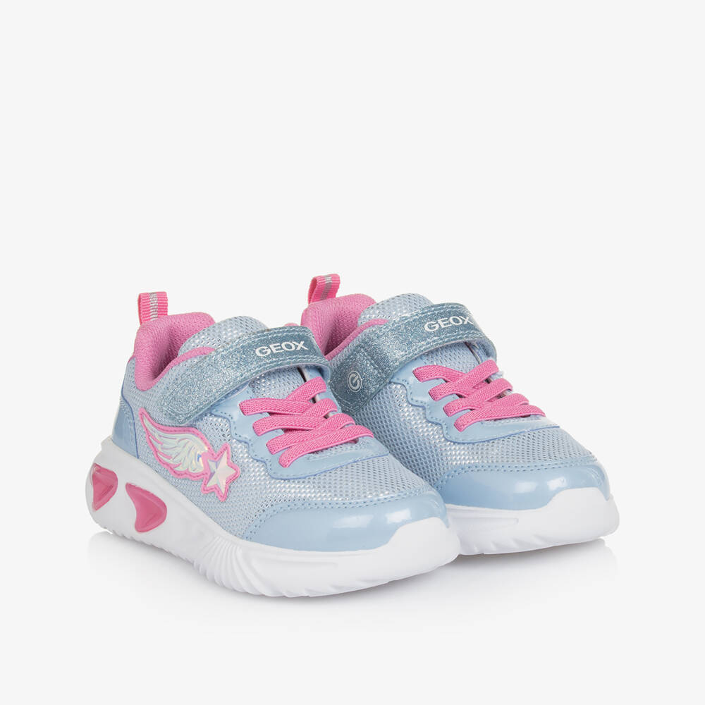 Geox-Синие кроссовки на липучках для девочек Twinkle | Childrensalon Outlet