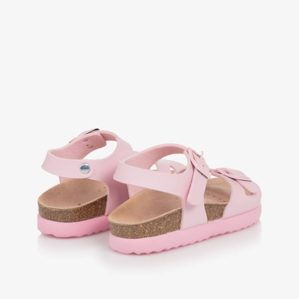 Geox-Сандалии с пряжкой розовые для девочек | Childrensalon Outlet